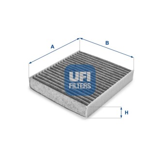 Фильтр салона угольный UFI 54.158.00