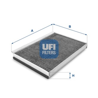 Фільтр салону вугільний UFI 54.161.00