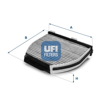 Фильтр салона угольный UFI 54.163.00