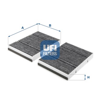 Фильтр салона угольный UFI 54.294.00