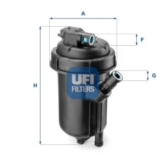 Корпус топливного фильтра UFI 55.125.00