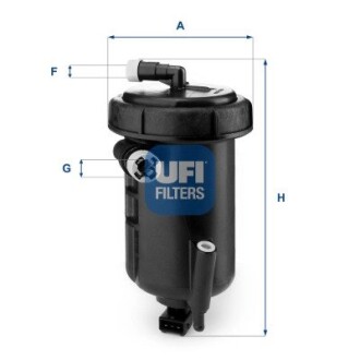 Корпус паливного фільтра UFI 55.147.00