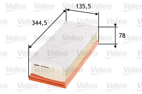 Фільтр повітряний Valeo 585028