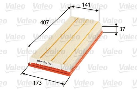 Фільтр повітряний Valeo 585356