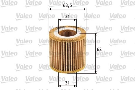 Фильтр масляный Valeo 586536