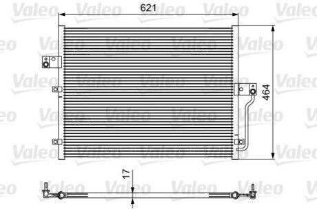 Конденсер кондиционера (выр-во) Valeo 814441