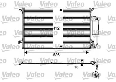 Конденсатор без хладогену Valeo 817711