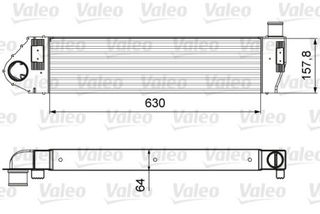 Радиатор наддува Valeo 818621