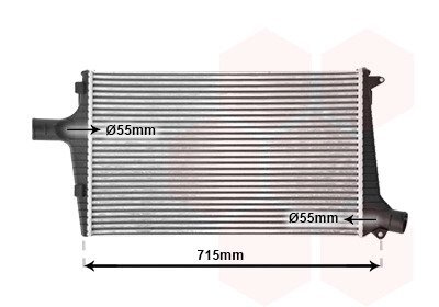 Інтеркулер AUDI A6/S6 (C5) (01-) Van Wezel 03004136