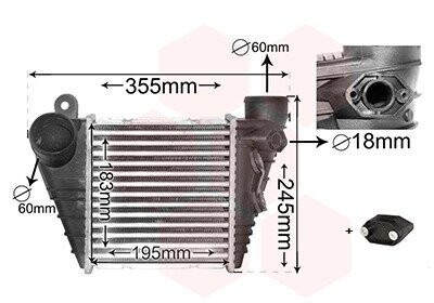 Інтеркулер GOLF IV 1.8/1.9TDI MT/AT Van Wezel 03004185