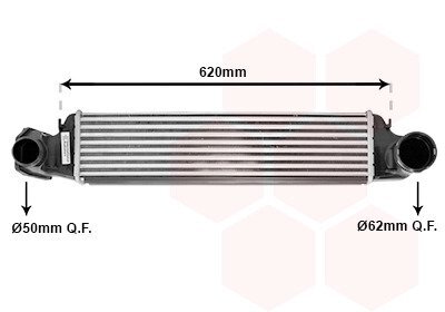 Інтеркулер BMW 3 E46 (98-) (Van Weze) Van Wezel 06004282