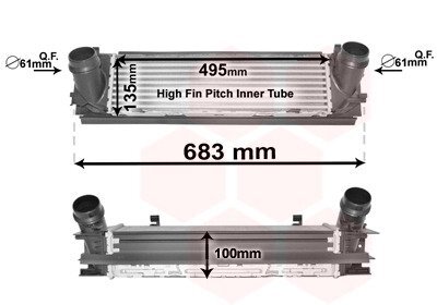 Інтеркулер 1(F20)125i/ 3(F30)328i Van Wezel 06004467