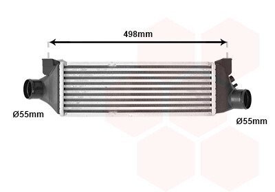 Інтеркулер TRANSIT6 20TDi MT 02-06 Van Wezel 18004385