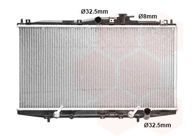 Радіатор охолодження двигуна ACCORD6 18i AT+-AC 98-02 Van Wezel 25002119