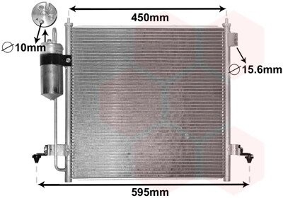 Конденсор кондиционера MITSUBISHI L200 06>15 Van Wezel 32005218