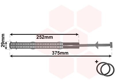 Осушитель VAG (выр-во) Van Wezel 3700D379