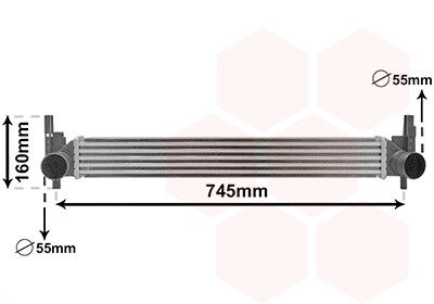 Інтеркулер AUDI; SEAT; SKODA; Volkswagen Van Wezel 49004039