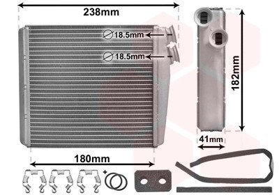 Радиатор печки Van Wezel 59006163