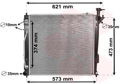 Радіатор Van Wezel 82002339