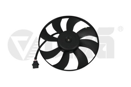 Вентилятор радіатора 100W Skoda Fabia (00-04,05-10), Roomster (06-10)/VW Polo (02-10)/Seat Ibiza (02-05,06-10) Vika 99590015601 (фото 1)