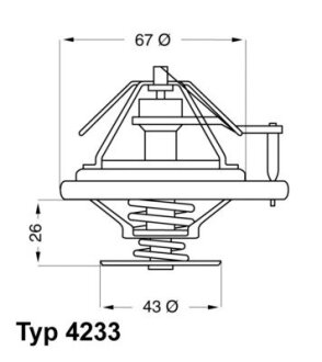 Термостат WAHLER 4233.80D