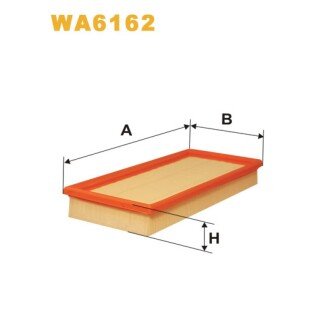 Фільтр повітря Audi 80; Chrysler Neon; Volkswagen Caddy I, Golf I, Jetta, Passat (32 (WA6162) WIX FILTERS 323258 (фото 1)