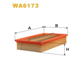 Фільтр повітря Mercedes 200, 220, E (W/R/C/S124) (WA6173) WIX FILTERS 323288