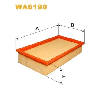 Фільтр повітря BMW Serie 3 (E30), Serie 3 (E36), Serie 5 (E28), Serie 5 (E34), Serie (WA6190) WIX FILTERS 323339