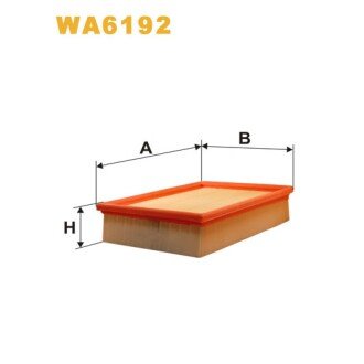 Фільтр повітря BMW Serie 3 (E36), Serie 3 (E46), Serie 5 (E39), Serie 7 (E38), Serie (WA6192) WIX FILTERS 323345