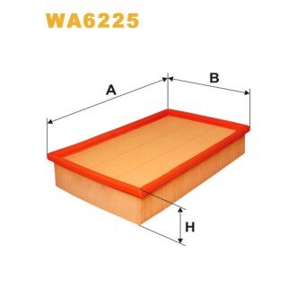 Фільтр повітря Seat Cordoba, Ibiza II, Toledo; Skoda Felicia, Pick-Up; Volkswagen Ca (WA6225) WIX FILTERS 323441