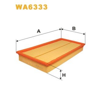 Фільтр повітря Audi A3 (8L1), TT (8N); Seat Leon I, Toledo II; Skoda Octavia; Volksw (WA6333) WIX FILTERS 323717