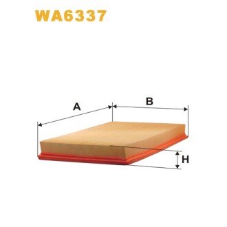 Фільтр повітря Opel Speedster, Vectra B; Vauxhall Speedster, Vectra MK1, VX 220 (Spe (WA6337) WIX FILTERS 323729