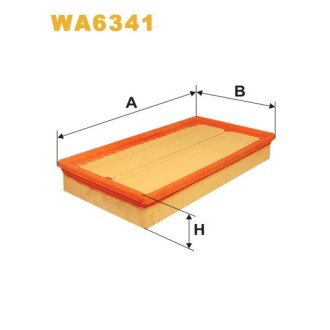 Фільтр повітря Ford Ka (WA6341) WIX FILTERS 323741