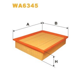 Фільтр повітря Mercedes V (638/2), Vito (638) (WA6345) WIX FILTERS 323753 (фото 1)