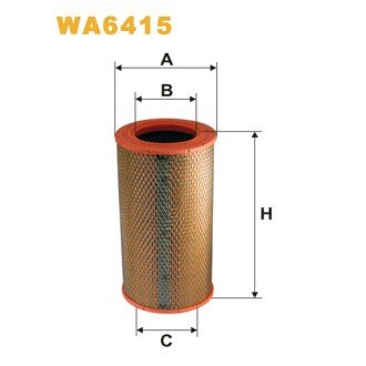 Фільтр повітря Bumar-Koszalin Bumar-Koszalin; Wsw „Andoria” 4 CT90, 4 CT90-1 Turbo; (WA6415) WIX FILTERS 323960