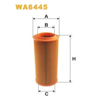 Фільтр повітря (WA6445) (Audi A2 (8Z0); Seat Arosa, Cordoba; Volkswagen Lupo, Polo II (81-94)) WIX FILTERS 324045 (фото 1)