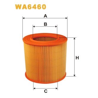 Фильтр воздуха Mazda 626 (82-87) (GC) (WA6460) WIX FILTERS 324089