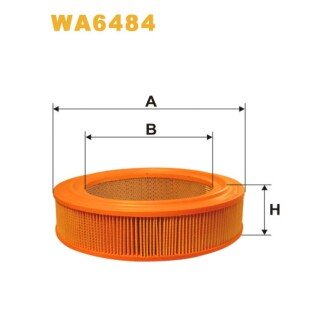 Фільтр повітря Wolga (Gaz) Gaz 21/24, Gaz 3102, Gaz 3110, Gazelle (2705/3302/3321/35 (WA6484) WIX FILTERS 324158 (фото 1)