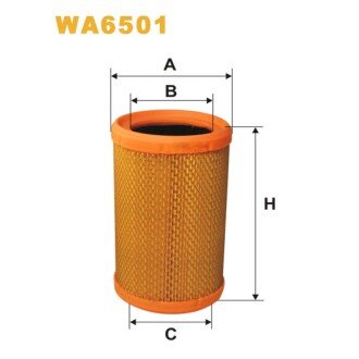 Фільтр повітря Nissan Kubistar; Renault Clio, Clio II, Kangoo, Twingo, Twingo II (WA6501) WIX FILTERS 324209