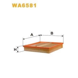 Фільтр повітря Mercedes S (W140) (WA6581) WIX FILTERS 324407