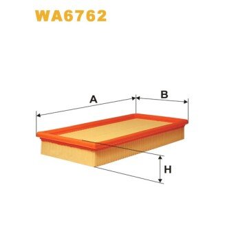 Фільтр повітря Seat Cordoba III, Ibiza IV; Skoda Fabia, Roomster; Volkswagen Polo IV (WA6762) WIX FILTERS 324767