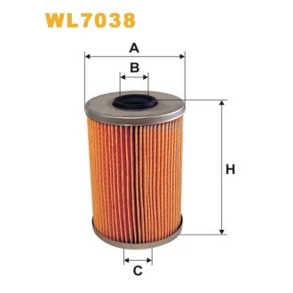 Фільтр оливи BMW Serie 5 (E12), Serie 5 (E28), Serie 5 (E34), Serie 6 (E24), Serie 7 ((WL7038) WIX FILTERS 325181