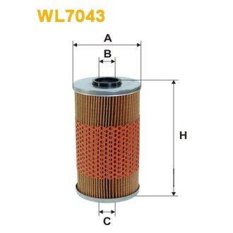 Фільтр оливи BMW Serie 3 (E36), Serie 5 (E34); Landrover Range Rover II; Opel Omega B; (WL7043) WIX FILTERS 325196