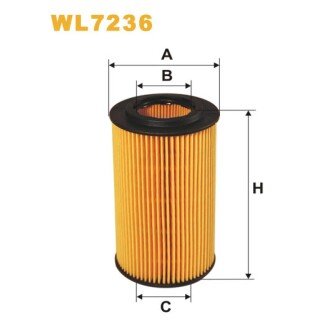 Фільтр оливи BMW Serie 3 (E46), Serie 5 (E39); Landrover Freelander I; Rover MG (ZR/ZS (WL7236) WIX FILTERS 325592