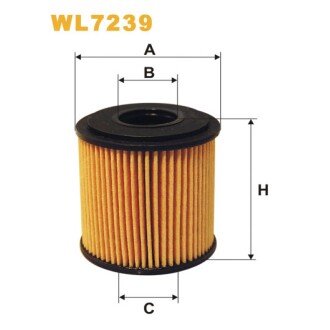 Фільтр оливи Smart Fortwo II, Roadster, Smart (WL7239) WIX FILTERS 325598