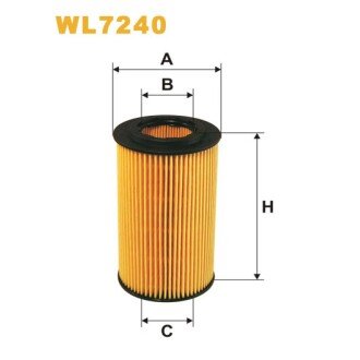 Фільтр оливи Jeep Grand Cherokee II; Mercedes C (W202/W203/W204), CLC (CL203), CLK (C2 (WL7240) WIX FILTERS 325601