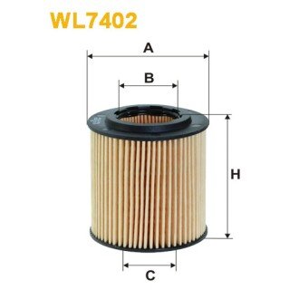 Фільтр оливи Alfa Romeo 159; Fiat Croma II, Punto III, Sedici; Opel Astra H, Signum, V (WL7402) WIX FILTERS 325766