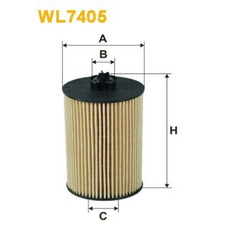 Фільтр оливи Mercedes A (W169), B (W245) (WL7405) WIX FILTERS 325777