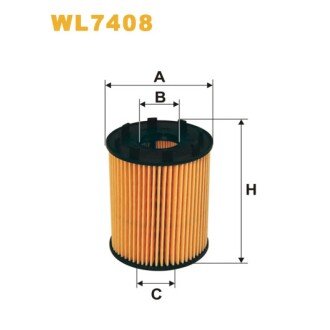 Фільтр оливи Alfa Romeo; Citroen; Fiat; Ford; Lancia; Opel; Peugeot; Subaru; Suzuki; V (WL7408) WIX FILTERS 325784