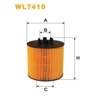 Фільтр оливи Audi A3 II; Seat Altea, Cordoba III, Ibiza V, Leon II, Toledo III; Skoda (WL7410) WIX FILTERS 325790